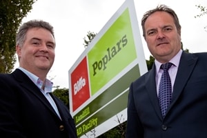(l-r) John Casey, director of engineering and quality, and Ian Wakelin, managing director, opened Biffas super-AD plant at Cannock Chase